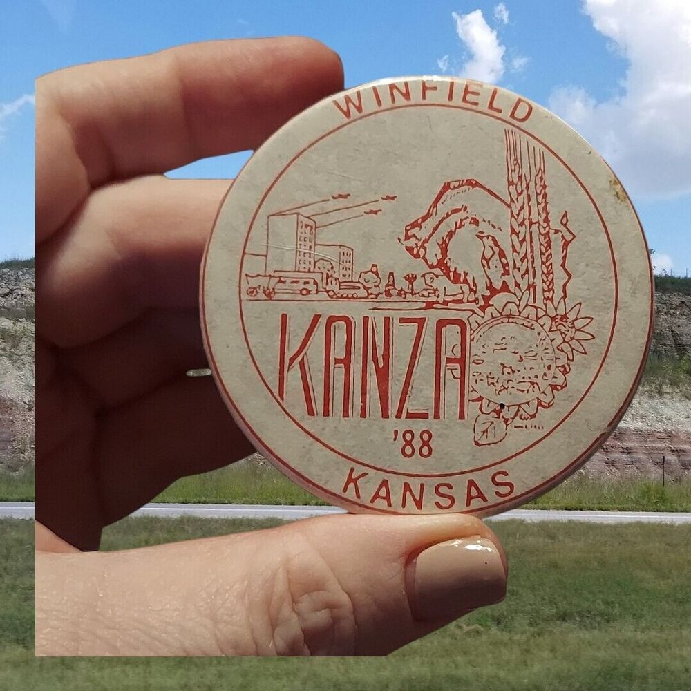 1988 Kanza Days Button Winfield Ks